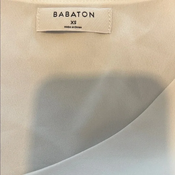 Babaton Cream long sleeve V neck Blouse - Picture 4 of 6